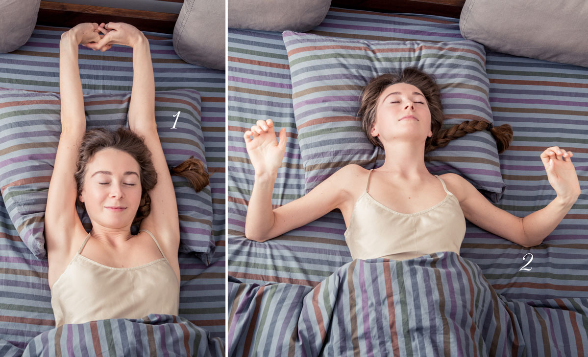 Yoga în pat:15 minute după ce te-ai trezit, care îţi vor schimba ziua