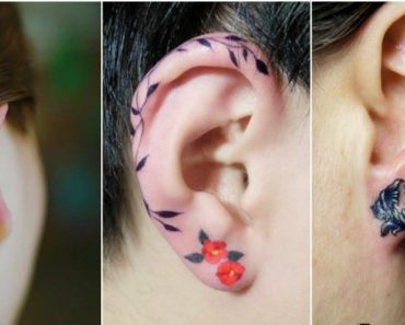 Desene minimaliste pe pavilionul urechii, o nouă tendință în materie de tatuaje