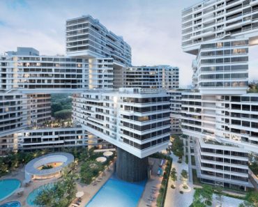 Complexul locativ unic Interlace din Singapore