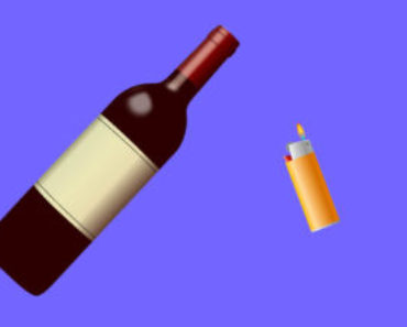 Cum deschizi o sticlă de vin cu ajutorul unei brichete