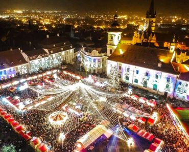 Târgul de Crăciun din Sibiu este considerat cel mai frumos din Europa
